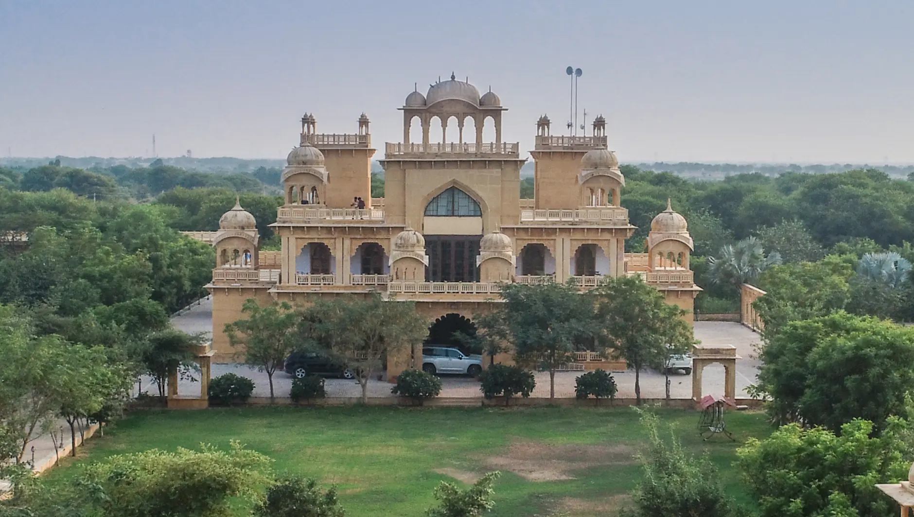 The haveli at the Field Station venue in Rajasthan